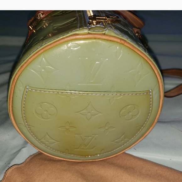Louis Vuitton Vernis Bedford Green Baby Blue LV - Picture 4 of 6